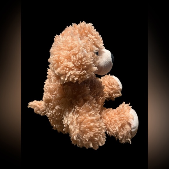 Manhattan Toy Curly Q Golden Retriever Puppy Dog Soft Blush Plush Lovey 14” - Picture 5 of 8